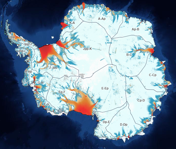 Map of Antarctica