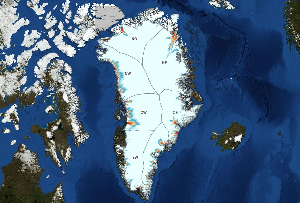 Map of Greenland