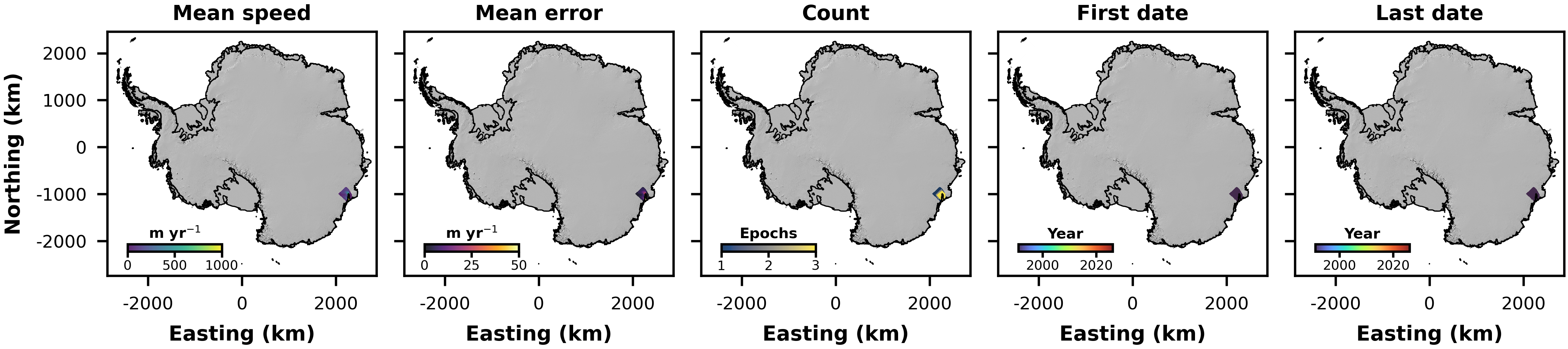 Li et al. Totten Glacier data overview